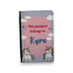 Picture of PERSONALISED PASSPORT COVER ORANGE